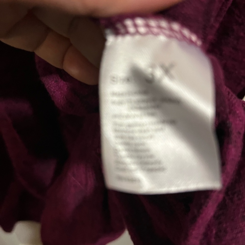 Daisy Fuentes Deep Purple Knit Hoodie - Picture 5 of 5